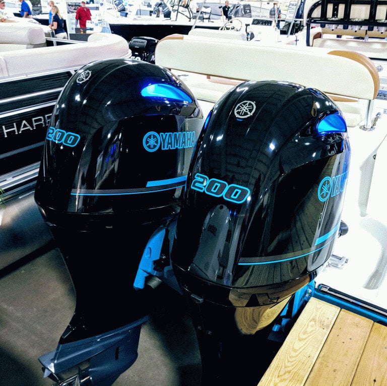 Yamaha Black Outboard